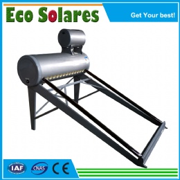 Color Steel Non-pressure Solar Water Heater with top horizatonal assistant tank